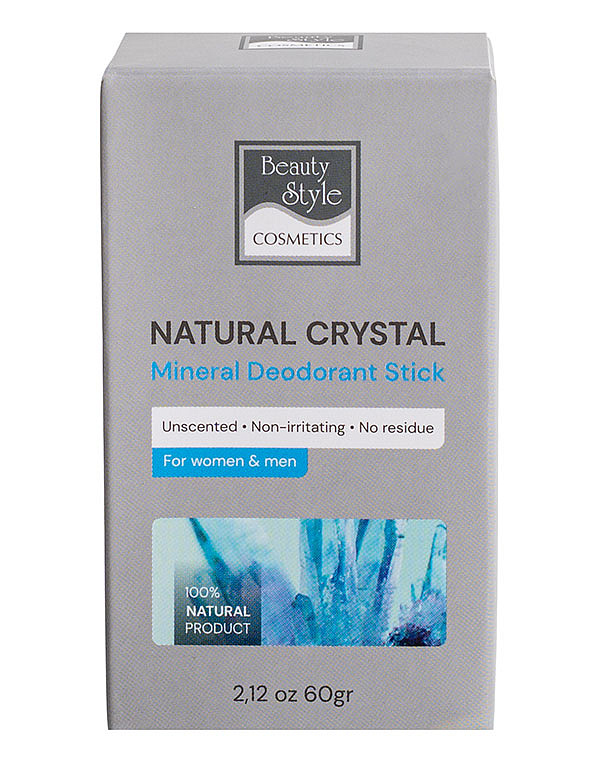 Дезодорант кристалл натуральный без запаха для женщин и мужчин, Beauty Style, 60 г 4