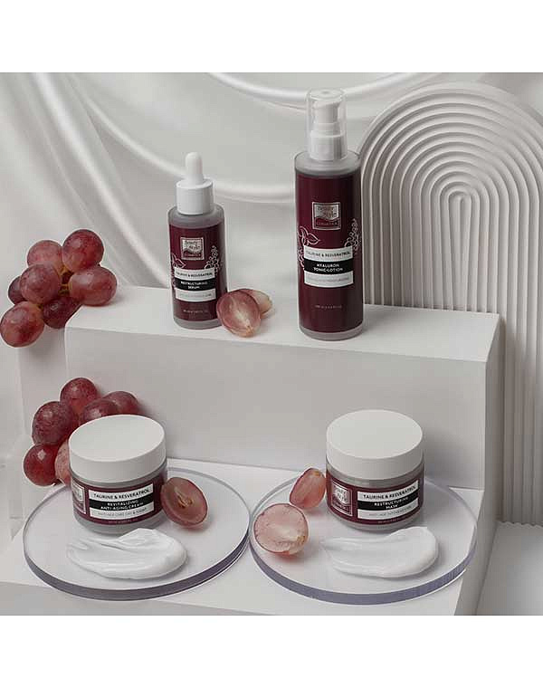 Реструктурирующая маска Anti Age plus "Taurine & Resveratrol" 50 мл, 250 мл Beauty Style 14