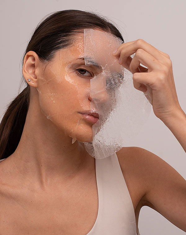 Тканевая маска с ниацинамидом, витамином С и коллагеном «Hydrating Jellyfish Collagen mask», Beauty Style, 40 мл х 5 шт. 5