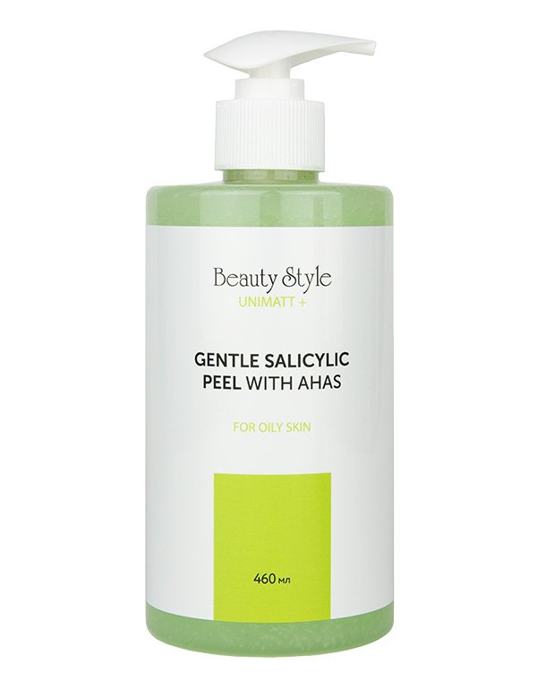 Салициловый пилинг-скатка с AHA кислотами для жирной кожи «UNIMATT +», Beauty Style, 460 мл 1