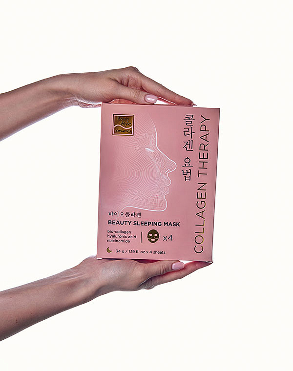 Ночная маска для лица с био-коллагеном BioCollagen Night Glow, Beauty Style, 4 шт. 7
