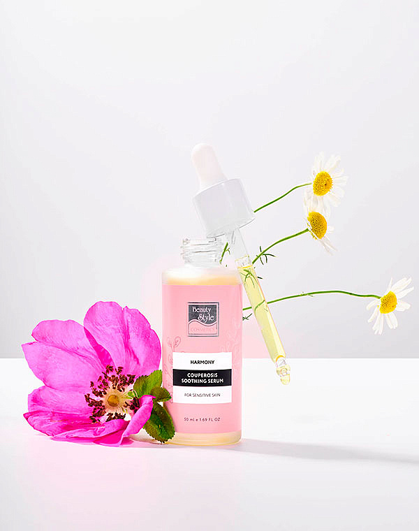 Успокаивающая сыворотка "Антикупероз" для чувствительной кожи "Harmony" 50 мл Beauty Style 6