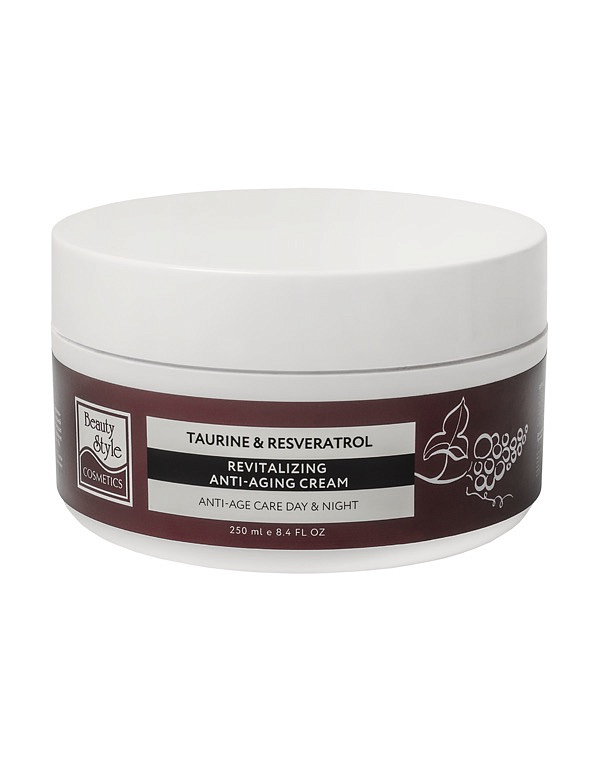 Крем возрождающий Anti Age plus 24 часа "Taurine & Resveratrol" 50 мл, 250 мл Beauty Style 4