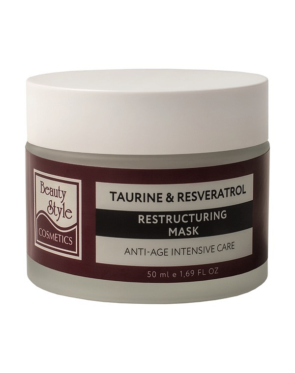 Реструктурирующая маска Anti Age plus "Taurine & Resveratrol" 50 мл, 250 мл Beauty Style 1