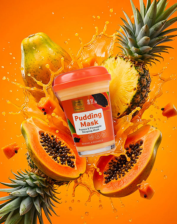 Ночная маска-пудинг с ананасом и папайей «Обновление и сияние», Beauty Style, 100 г 3