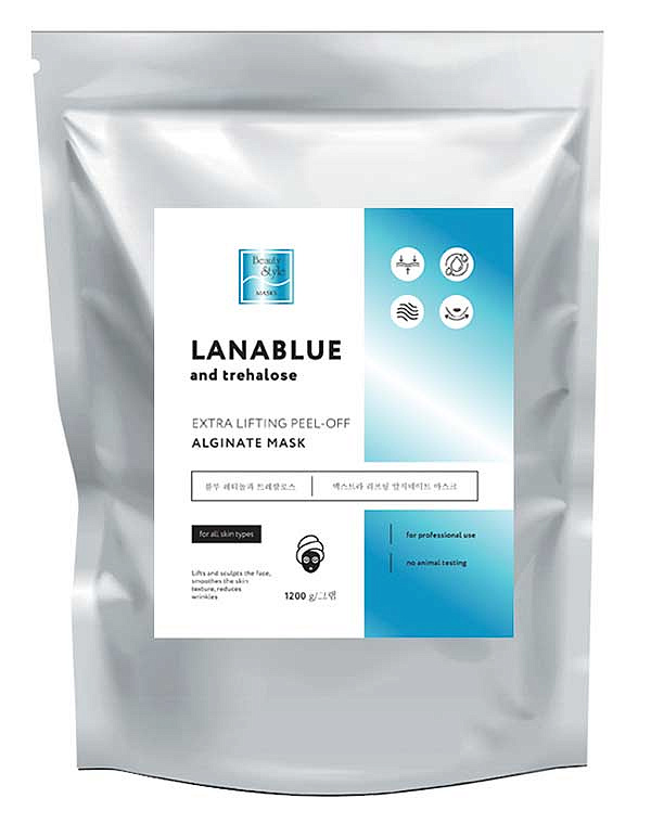 Моделирующая альгинатная лифтинг-маска "Lanablue - Голубой Ретинол" Beauty Stylе, 1.2 кг 1