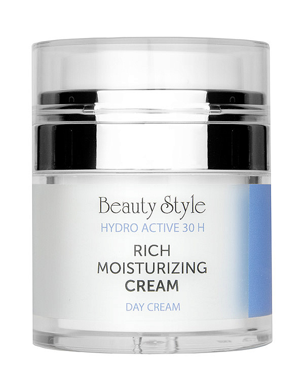 Интенсивно увлажняющий крем "Hydro active 30 h" пролонгированного действия SPF 15, Beauty Style 1