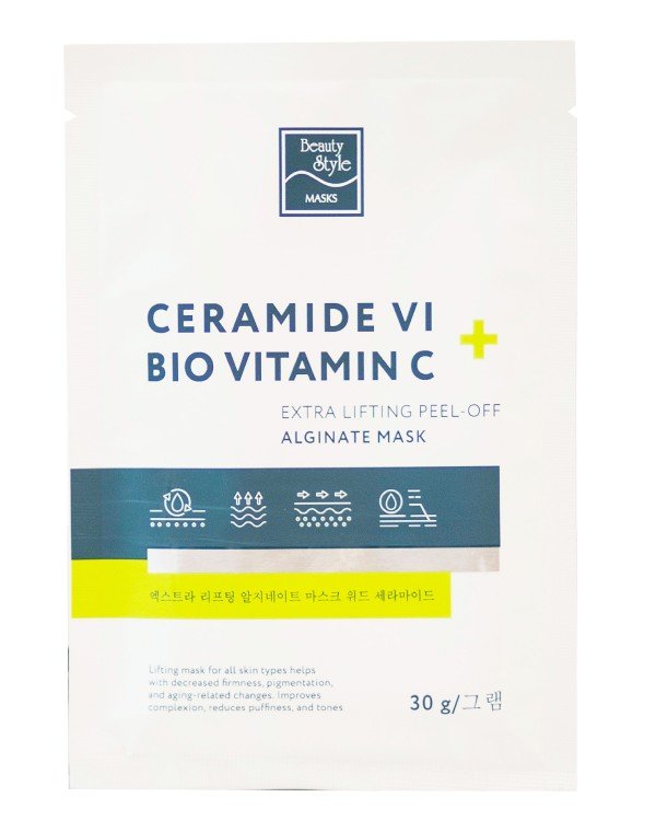 Альгинатная лифтинг-маска "Сeramide Vi + BIO Vitamin C" 10 шт * 30 гр Beauty Stylе 2