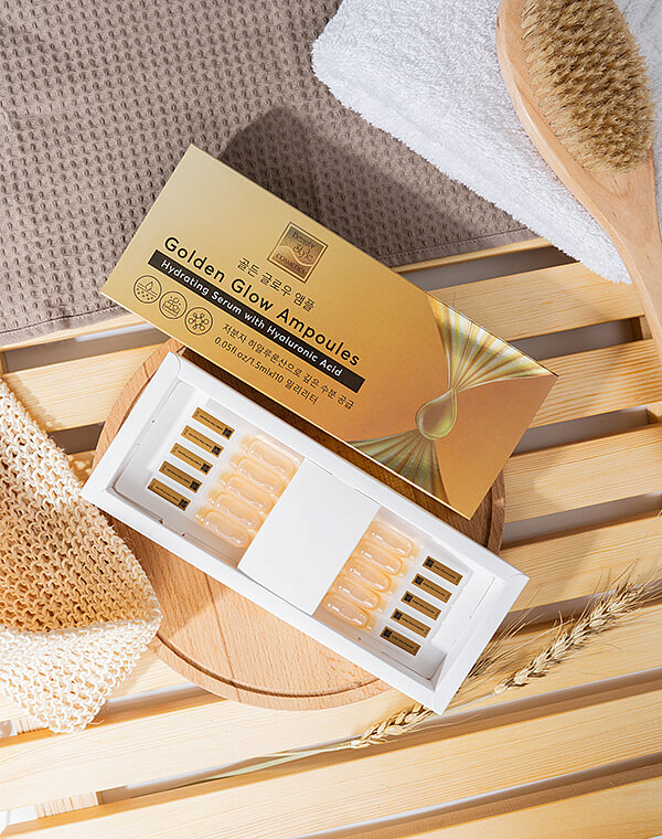 Увлажняющая сыворотка с гиалуроновой кислотой «Golden Glow Ampoules», Beauty Style, 1,5 мл*10 шт. 4