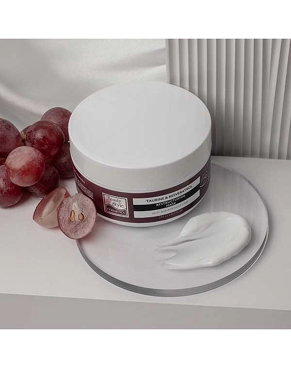 Реструктурирующая маска Anti Age plus "Taurine & Resveratrol" 50 мл, 250 мл Beauty Style 8