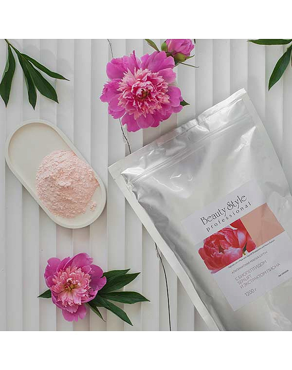 Альгинатная маска Lift++ с биопептидом Sepilift и экстрактом пиона, Beauty Style, 1,2 кг 2