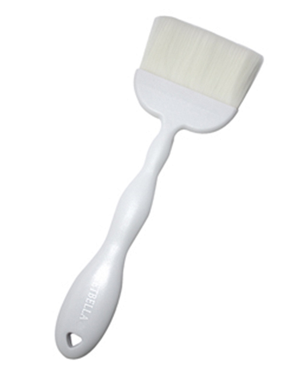 Кисть косметологическая плоская белая 1