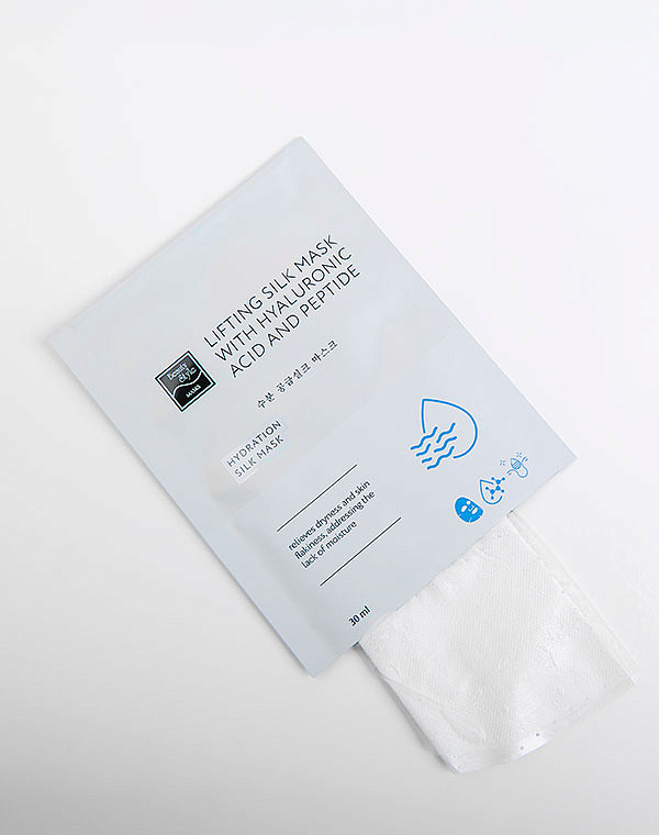 Шелковая увлажняющая пептидная маска с комплексом Гиаломатрикс «Экстра увлажнение» 10 шт х 30 мл Beauty Style 6