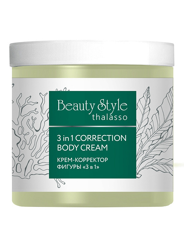 Крем-корректор фигуры "3 в1" Beauty Style "Thalasso", 500 мл 1