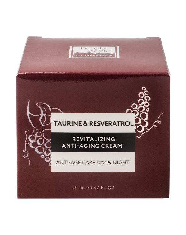 Крем возрождающий Anti Age plus 24 часа "Taurine & Resveratrol" 50 мл, 250 мл Beauty Style 7