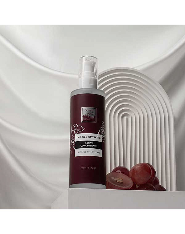 Активный концентрат Anti Age plus "Taurine & Resveratrol" 100 мл, Beauty style 6