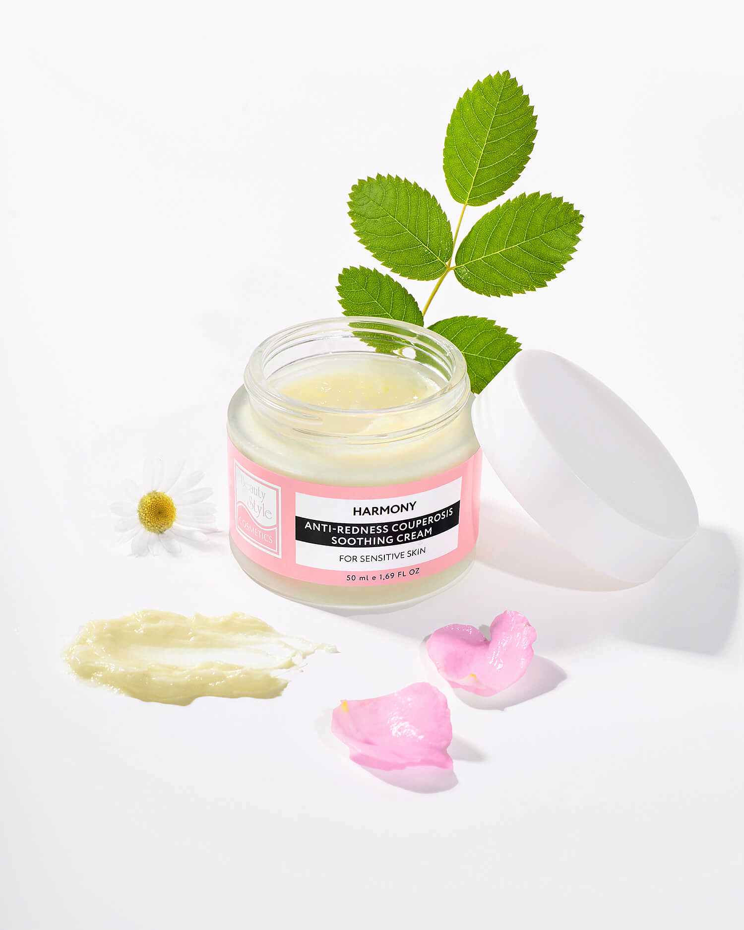 Успокаивающий крем для чувствительной кожи от купероза и покраснений "Harmony", Beauty Style 11