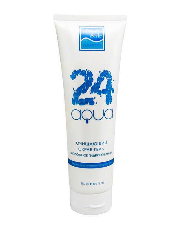 Очищающий пилинг-гель "Холодное гидрирование "Аква 24" Beauty Style, 250 мл 1