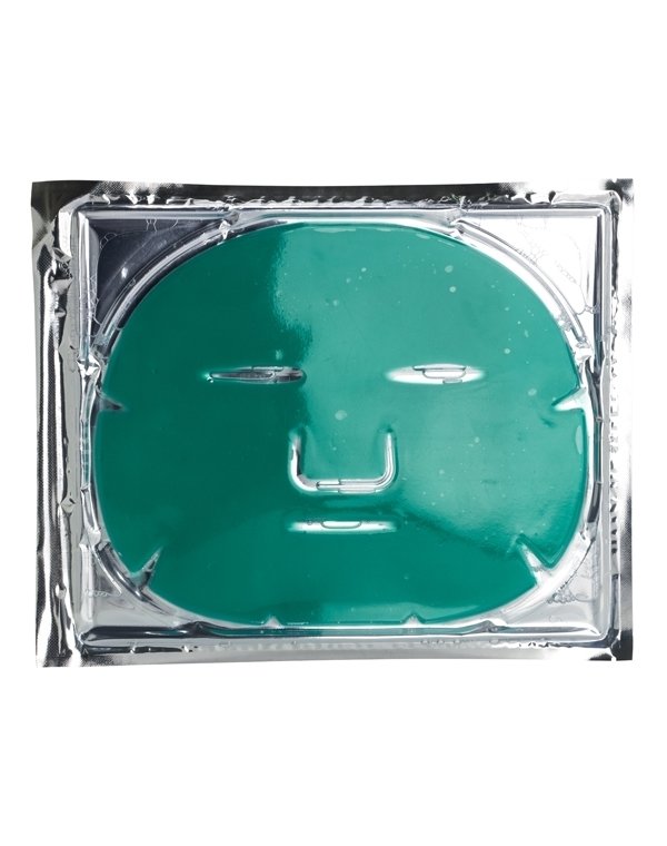 Коллагеновая балансирующая маска с зеленым чаем для жирной и смешанной "Контроль", Beauty Style 1