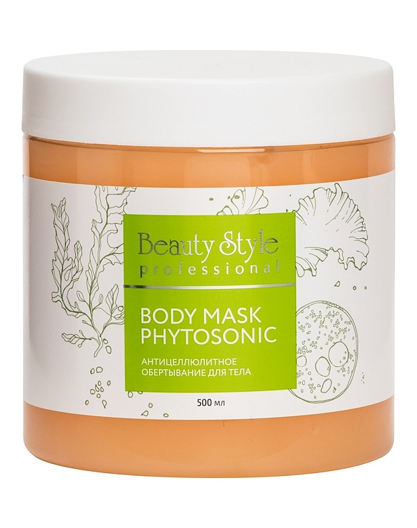 Антицеллюлитное обертывание для тела "Body mask Phytosonic" Beauty Style, 500 мл 1