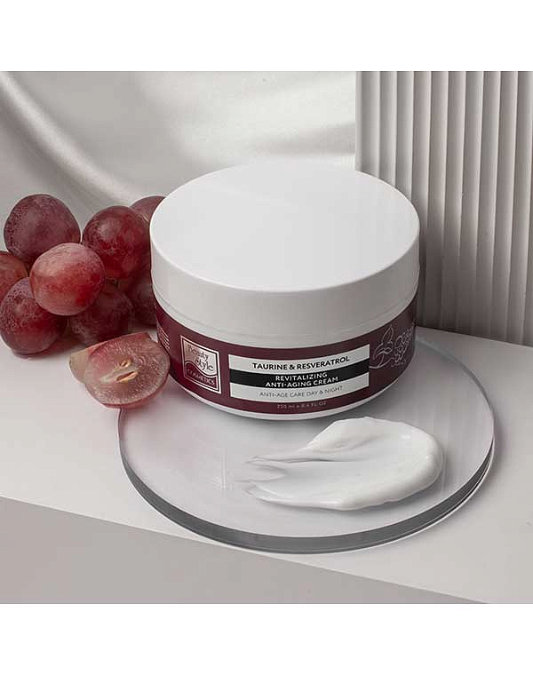 Крем возрождающий Anti Age plus 24 часа "Taurine & Resveratrol" 50 мл, 250 мл Beauty Style 10