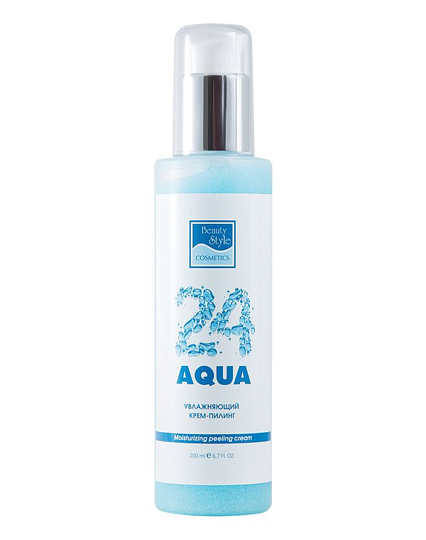 Увлажняющий крем-пилинг "Аква 24" Beauty Style, 200 мл 1