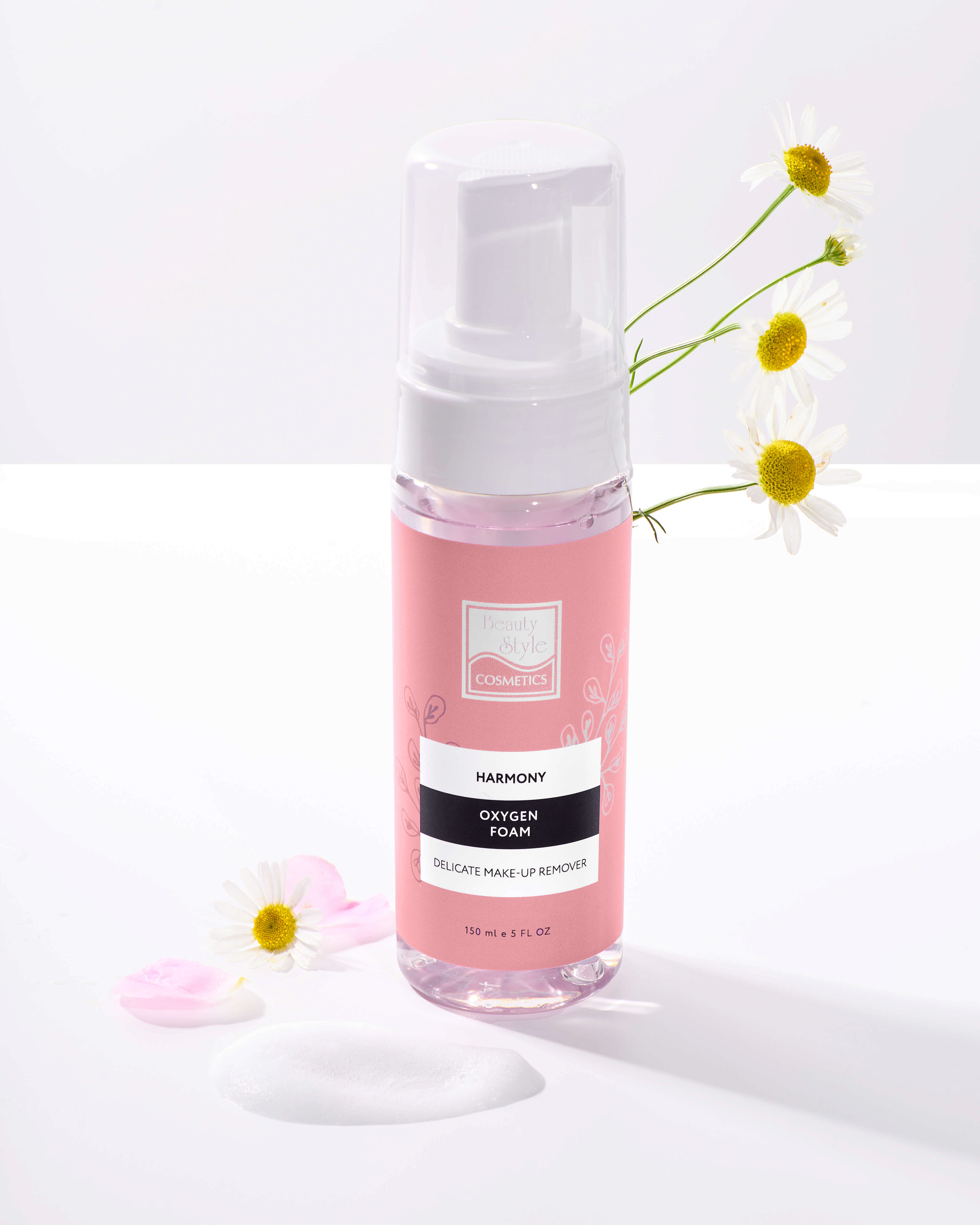 Кислородная пенка для умывания с хлопком "Harmony", Beauty style, 150 мл 6