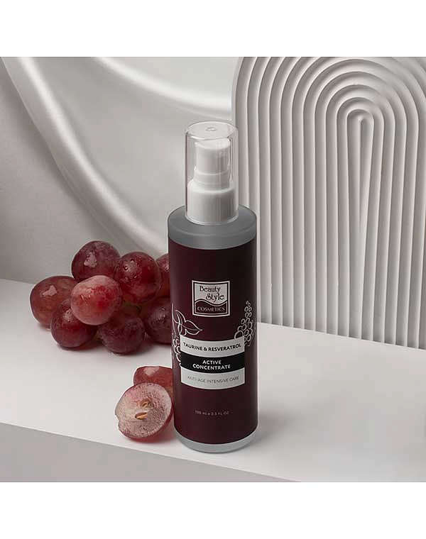 Активный концентрат Anti Age plus "Taurine & Resveratrol" 100 мл, Beauty style 5