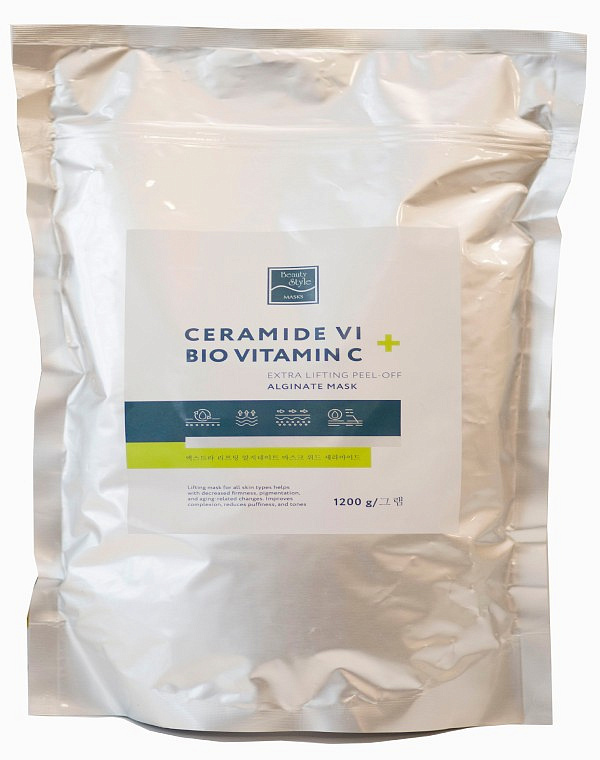 Альгинатная лифтинг-маска "Сeramide Vi + BIO Vitamin C" 1,2 кг Beauty Stylе 1