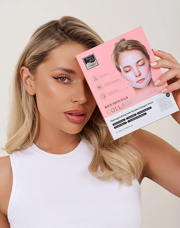 Гидрогелевая лифтинг‑маска от морщин с коллагеном, Beauty Style, 5 х 19 г 5