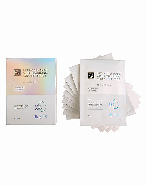 Шелковая увлажняющая пептидная маска с комплексом Гиаломатрикс «Экстра увлажнение» 10 шт х 30 мл Beauty Style 4