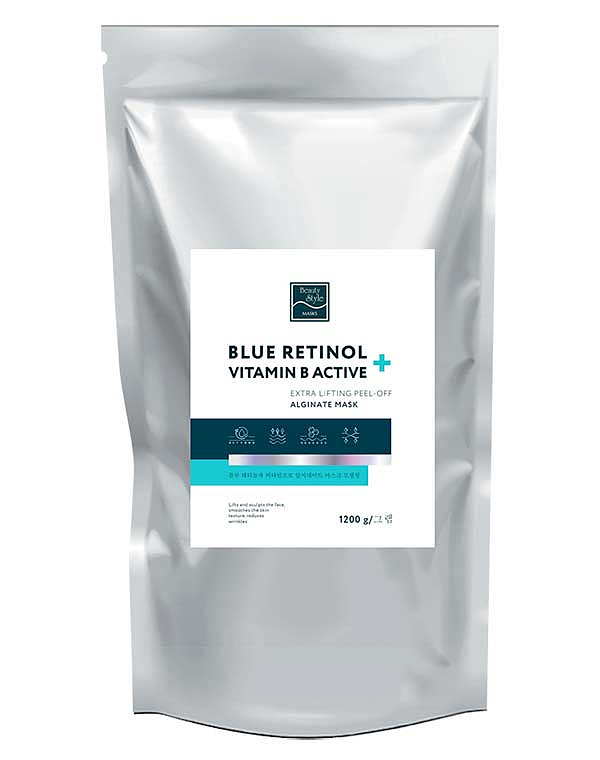 Альгинатная лифтинг-маска "Blue Retinol + Vitamin B Active" 1,2 кг Beauty Stylе 1