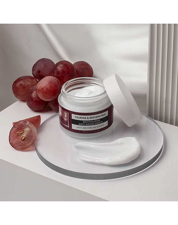 Крем возрождающий Anti Age plus 24 часа "Taurine & Resveratrol" 50 мл, 250 мл Beauty Style 13