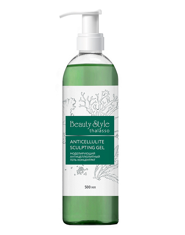 Моделирующий антицеллюлитный гель-концентрат Beauty Style "Thalasso", 500 мл 1