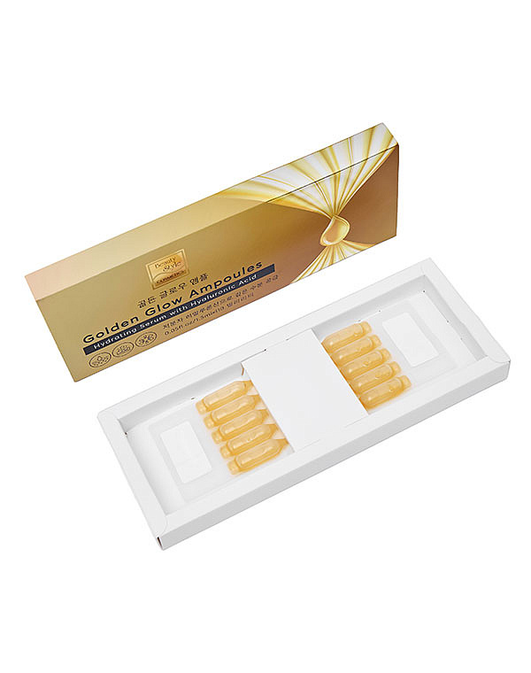 Увлажняющая сыворотка с гиалуроновой кислотой «Golden Glow Ampoules», Beauty Style, 1,5 мл*10 шт. 7