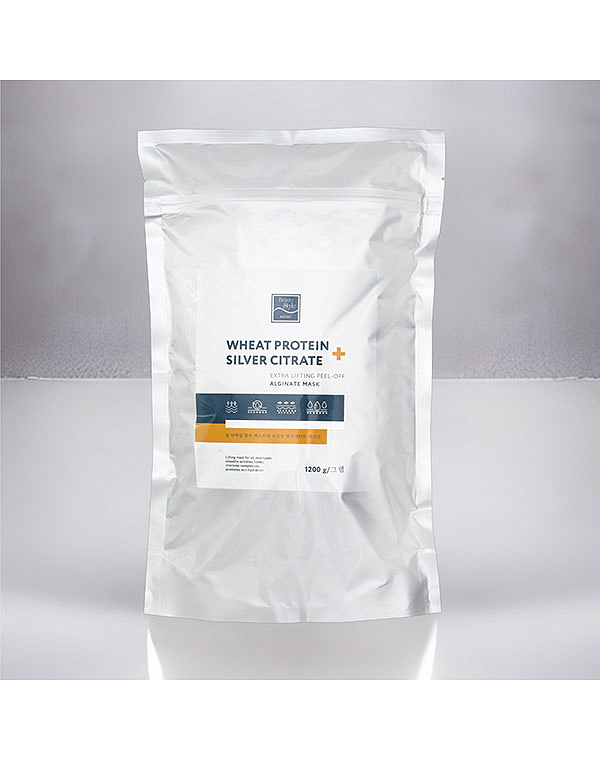 Альгинатная лифтинг-маска «Wheat protein + Silver Citrate», Beauty Stylе (для раздраженная кожа, смягчает и успокаивает), 1,2 кг 4