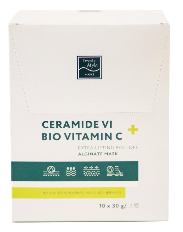 Альгинатная лифтинг-маска "Сeramide Vi + BIO Vitamin C" 10 шт * 30 гр Beauty Stylе 1