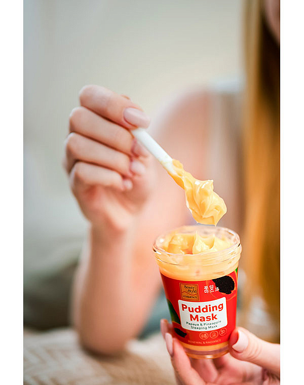 Ночная маска-пудинг с ананасом и папайей «Обновление и сияние», Beauty Style, 100 г 8